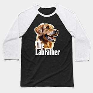 The Lab Father Golden Labrador Baseball T-Shirt